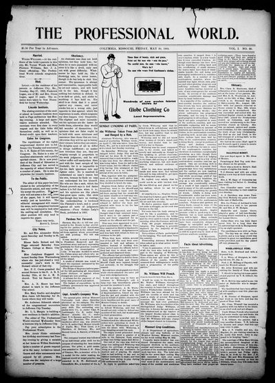 The Professional World, May 30, 1902