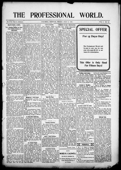 The Professional World, Jul 11, 1902