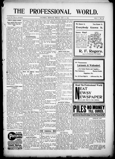 The Professional World, Oct 10, 1902