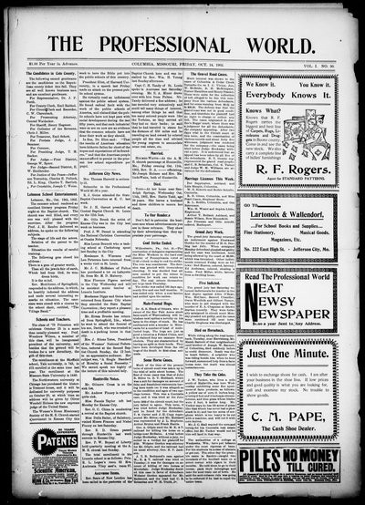 The Professional World, Oct 24, 1902