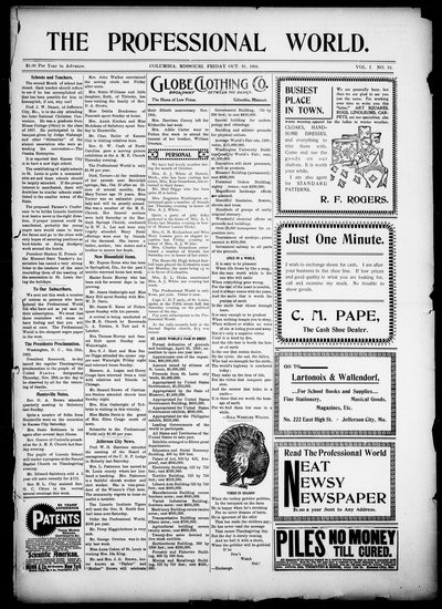 The Professional World, Oct 31, 1902