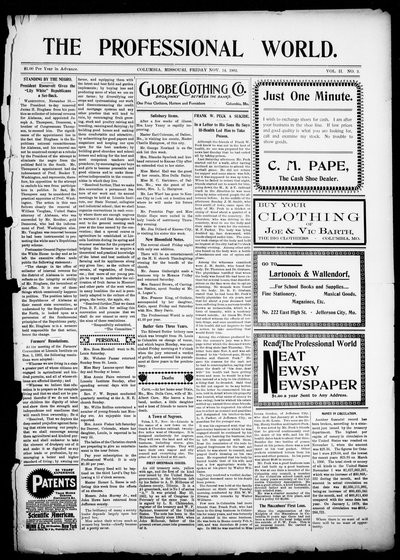 The Professional World, Nov 14, 1902