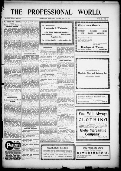 The Professional World, Dec 12, 1902