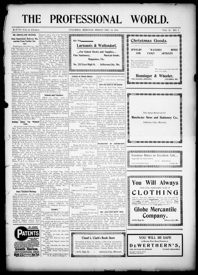 The Professional World, Dec 19, 1902