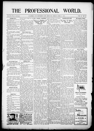 The Professional World, Apr 17, 1903