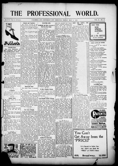 The Professional World, May 8, 1903