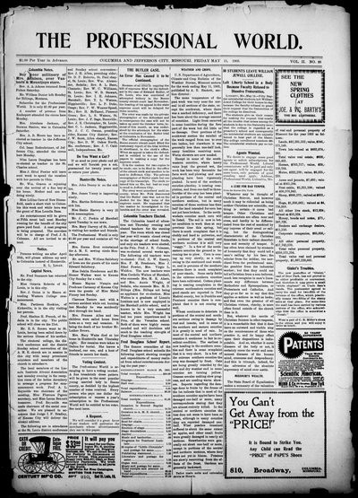The Professional World, May 15, 1903