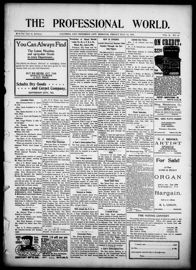 The Professional World, Jul 10, 1903