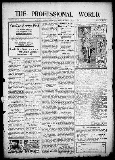 The Professional World, Jul 17, 1903