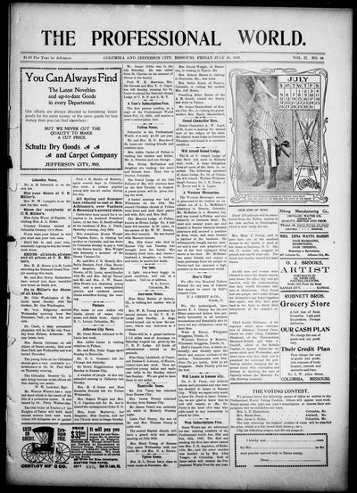 The Professional World, Jul 24, 1903