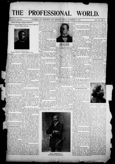 The Professional World, Dec 25, 1903
