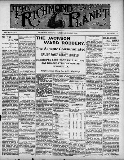 Richmond Planet, May 26, 1900