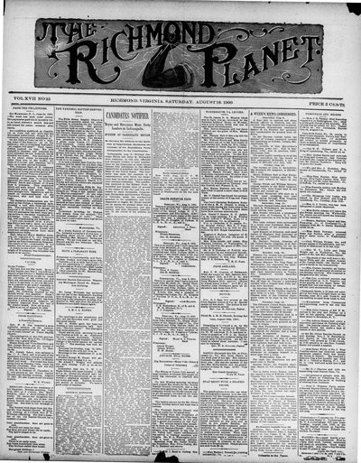 Richmond Planet, Aug 18, 1900