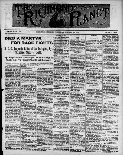 Richmond Planet, Oct 13, 1900