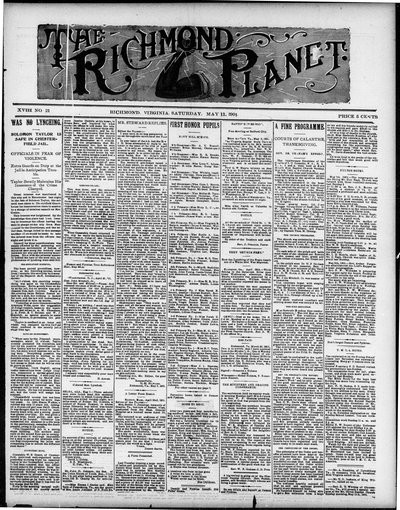Richmond Planet, May 11, 1901