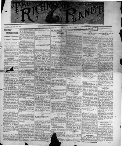 Richmond Planet, Jul 27, 1901