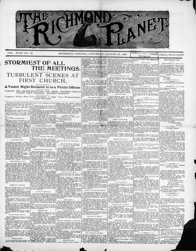 Richmond Planet, Aug 10, 1901