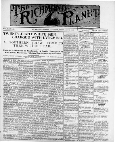 Richmond Planet, Feb 14, 1903