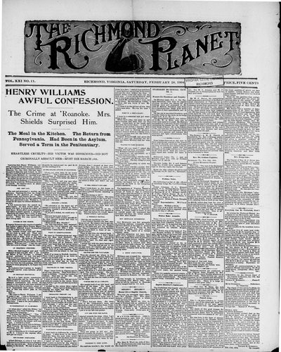 Richmond Planet, Feb 20, 1904