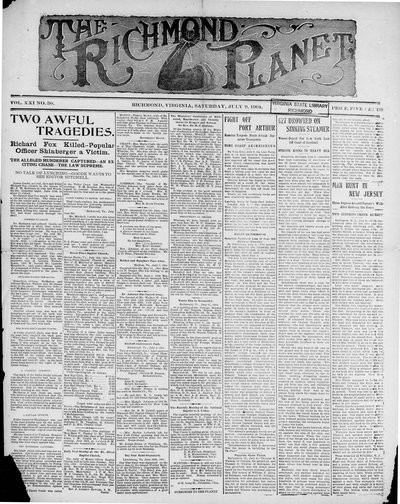 Richmond Planet, Jul 9, 1904
