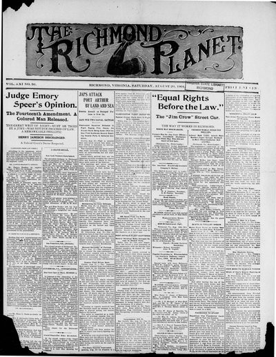 Richmond Planet, Aug 20, 1904