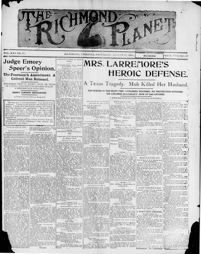 Richmond Planet, Aug 27, 1904