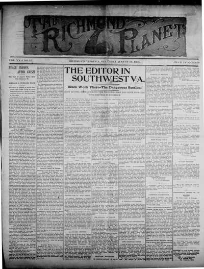 Richmond Planet, Aug 19, 1905