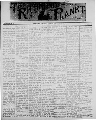 Richmond Planet, Mar 31, 1906