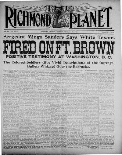 Richmond Planet, Feb 16, 1907