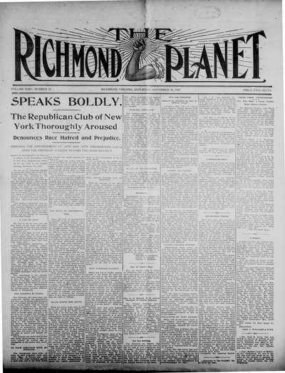 Richmond Planet, Nov 30, 1907