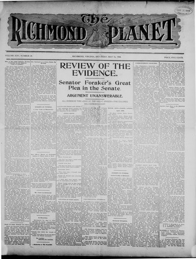 Richmond Planet, May 16, 1908