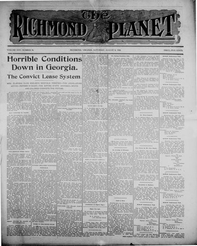 Richmond Planet, Aug 8, 1908