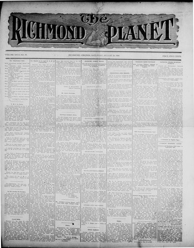 Richmond Planet, Aug 28, 1909