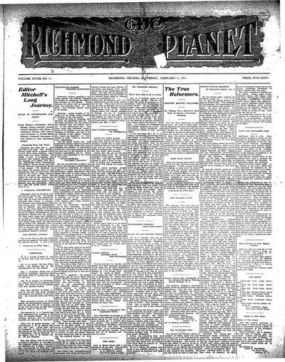 Richmond Planet, Feb 11, 1911