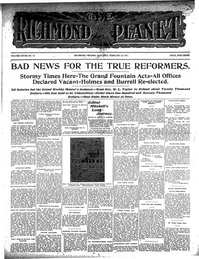 Richmond Planet, Feb 25, 1911