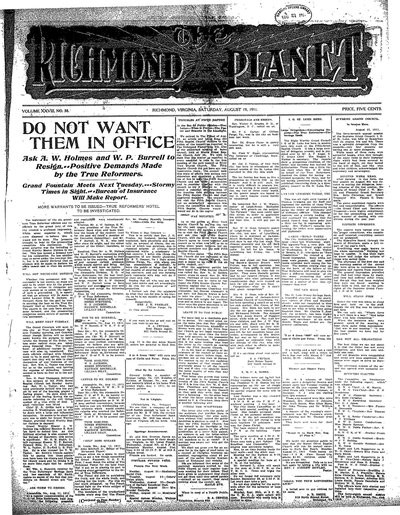 Richmond Planet, Aug 19, 1911