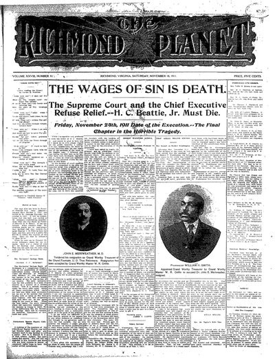 Richmond Planet, Nov 18, 1911