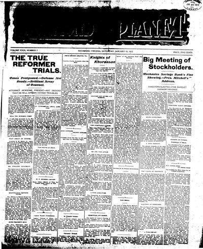 Richmond Planet, Jan 13, 1912