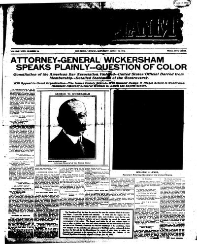 Richmond Planet, Mar 16, 1912