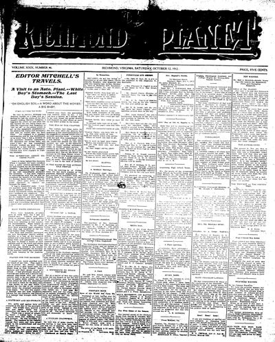 Richmond Planet, Oct 12, 1912