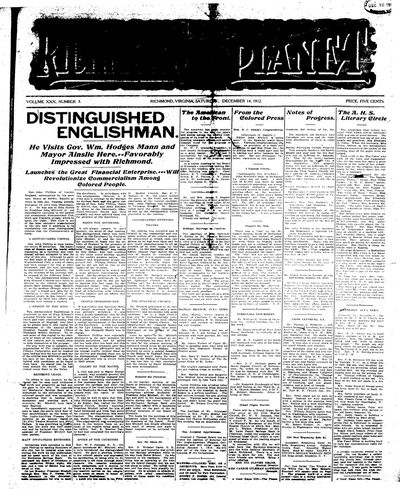 Richmond Planet, Dec 14, 1912