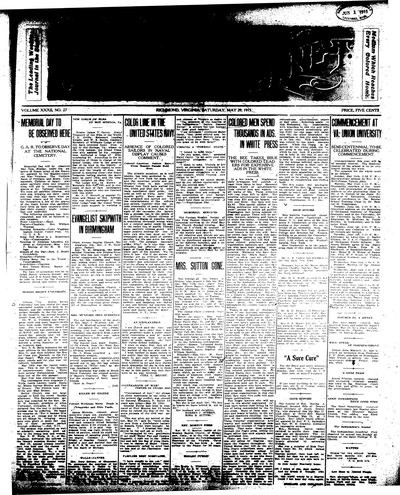 Richmond Planet, May 29, 1915