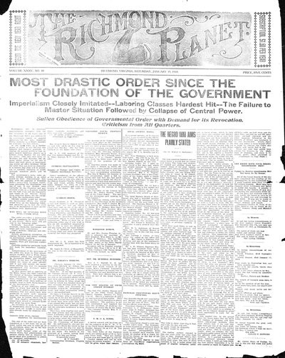 Richmond Planet, Jan 19, 1918