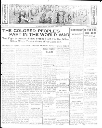 Richmond Planet, Apr 20, 1918