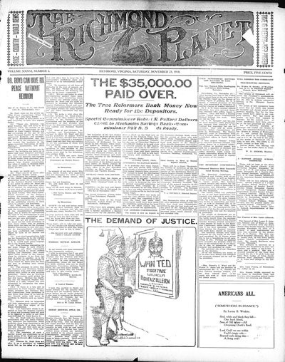 Richmond Planet, Nov 23, 1918