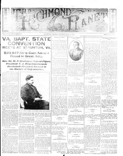 Richmond Planet, May 22, 1920