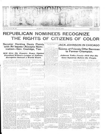 Richmond Planet, Jul 31, 1920