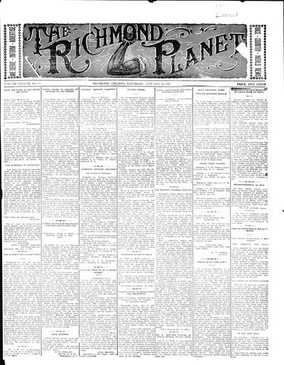 Richmond Planet, Jan 22, 1921