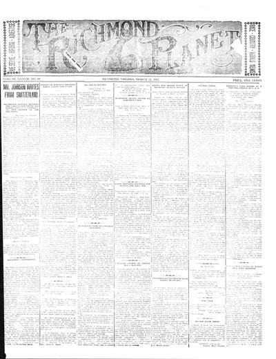Richmond Planet, Mar 12, 1921