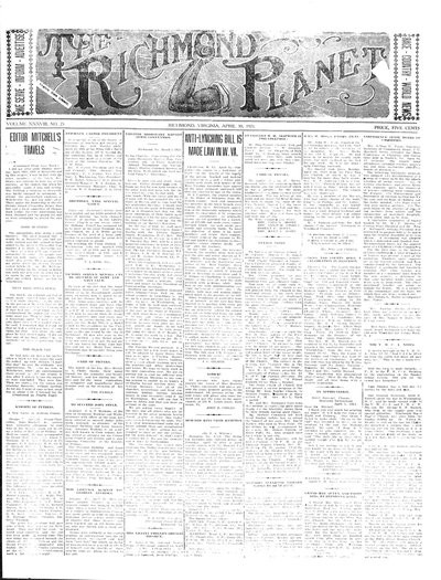 Richmond Planet, Apr 30, 1921